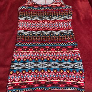 Multicolor Mini skin tight dress!